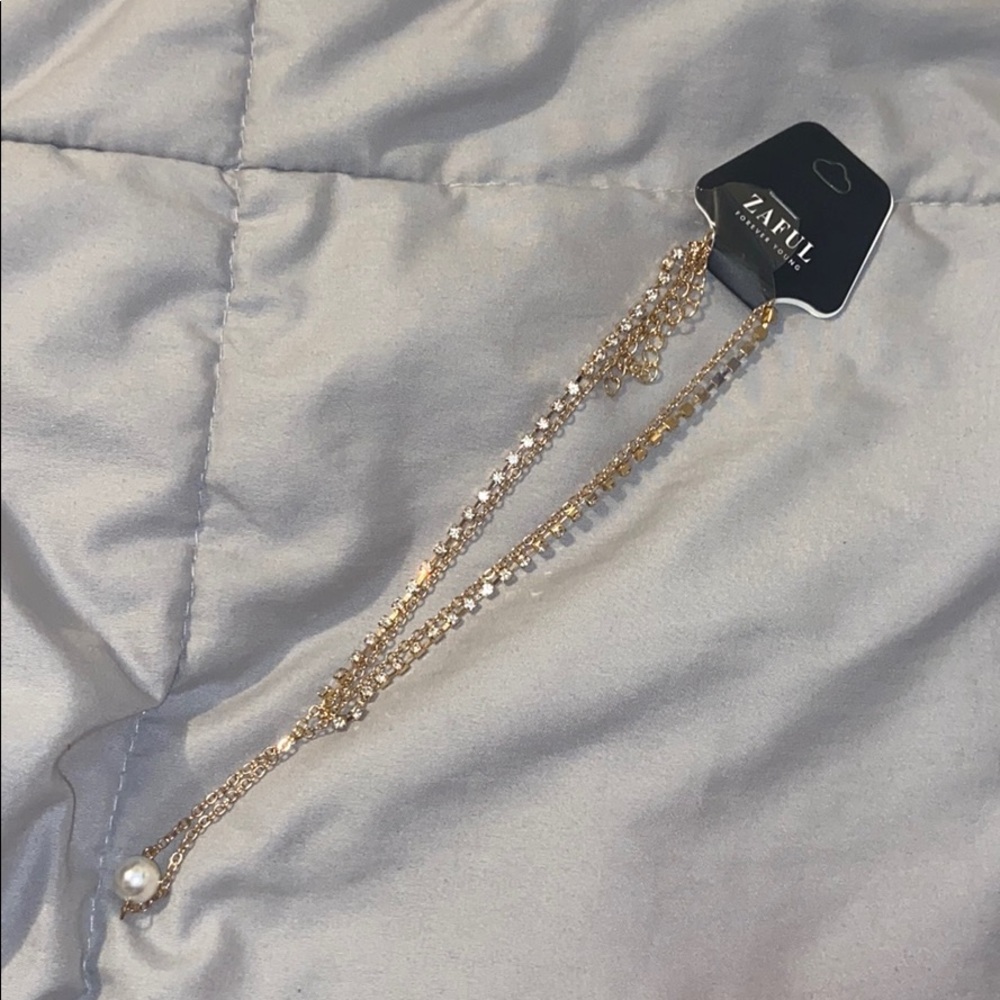 Zaful two layer gold necklace